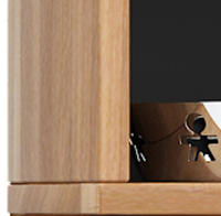 Holz CD DVD Stand Aufbewahrung Deko Regal Bigol