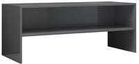 vidaXL High gloss TV stand 100 x 40 x 40 cm (800053) grau