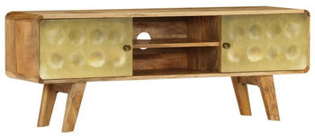 vidaXL TV Stand Solid Mango Wood 120 x 30 x 45 cm