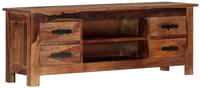 vidaXL TV-Schrank 110x30x40 cm Massivholz