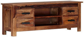 vidaXL TV Stand Solid Sesham Wood 110 x 30 x 40 cm