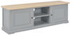 vidaXL TV Stand in Grey Wood 120 x 30 x 40 cm