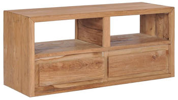 vidaXL TV Stand in Teak 90 x 30 x 40 cm