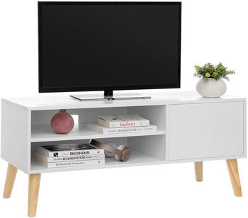 Vasagle TV Stand Scandinavian (LTV09WT)