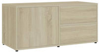 vidaXL TV-Schrank Sonoma-Eiche 80x34x36 cm Holzwerkstoff