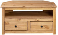vidaXL TV-Eckschrank 93 x 49 x 49 cm Massivholz Panama-Kiefer