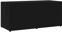 vidaXL TV-Schrank Schwarz 80x34x36 cm Holzwerkstoff