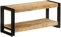 vidaXL TV-Schrank 90x30x40 cm Massivholz Mango