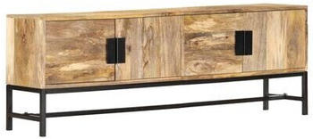 vidaXL TV Cabinet 140x30x50 cm Solid Mango Wood (285863)