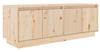 vidaXL TV Cabinet 110x34x40 cm Solid Wood Pine natural (813849)