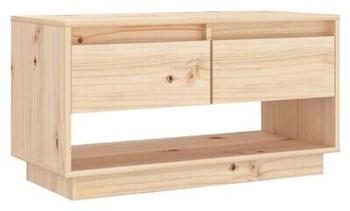 vidaXL TV Cabinet 74x34x40 cm Solid Wood Pine natural (813839)