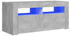 concrete grey (804323): vidaXL TV Cabinet with LED Lights 90 x 35 x 40 cm