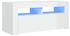 high gloss white (804325): vidaXL TV Cabinet with LED Lights 90 x 35 x 40 cm