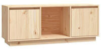 vidaXL TV-Schrank 110,5x35x44 cm Massivholz Kiefer