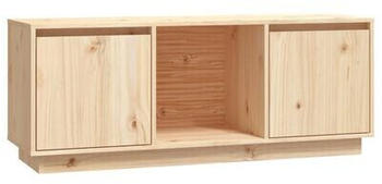vidaXL TV Cabinet Solid Wood Pine 110,5 x 35 x 44 cm natural (814339)