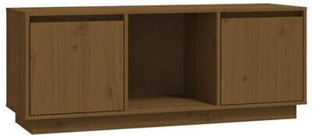 vidaXL TV Cabinet Solid Wood Pine 110,5 x 35 x 44 cm brown (814342)