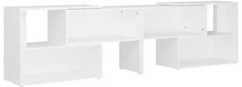 vidaXL TV Cabinet 149 x 30 x 52 cm Engineered Wood white (808359)