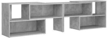 vidaXL TV Cabinet 149 x 30 x 52 cm Engineered Wood concrete grey (808363)
