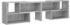concrete grey (808363): vidaXL TV Cabinet 149 x 30 x 52 cm Engineered Wood