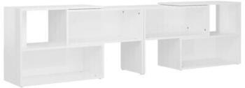 vidaXL TV Cabinet 149 x 30 x 52 cm Engineered Wood high gloss white (808365)