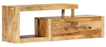 vidaXL TV Cabinet Solid Mango Wood 120 x 30 x 40 cm (248099) natural