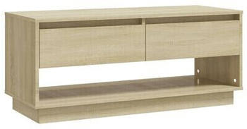 vidaXL TV Cabinet Wood 102 x 41 x 44 cm Sonoma oak (809488)