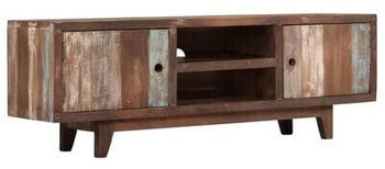 vidaXL TV Cabinet Solid Acacia Wood Vintage 118 x 30 x 40 cm (244960)