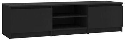 vidaXL TV Cabinet Engineered Wood 140 x 40 x 35,5 cm black (800649)
