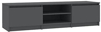 vidaXL TV Cabinet Engineered Wood 140 x 40 x 35,5 cm grey (800650)