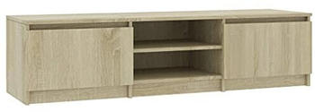 vidaXL TV Cabinet Engineered Wood 140 x 40 x 35,5 cm Sonoma oak (800651)