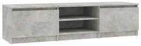 vidaXL TV-Schrank Betongrau 140x40x35,5 cm Holzwerkstoff