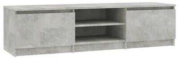 vidaXL TV Cabinet Engineered Wood 140 x 40 x 35,5 cm concrete grey (800652)