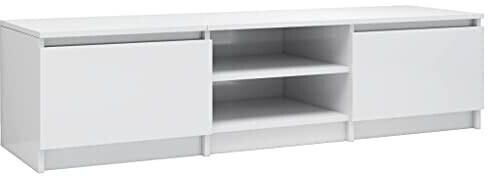 vidaXL TV Cabinet Engineered Wood 140 x 40 x 35,5 cm high gloss white (800654)
