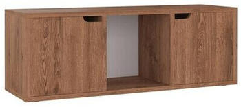 vidaXL TV cabinet 88,5 x 27,5 x 30,5 cm brown oak (338179)