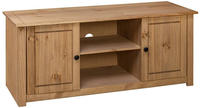 vidaXL TV-Schrank 120 x 40 x 50 cm Massivholz Panama-Kiefer