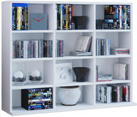 Holz CD DVD Standregal B&uuml;cherregal Regal Megosa L