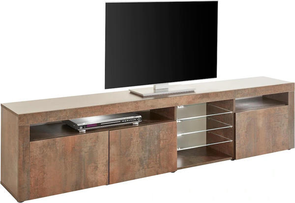 Borchardt-Möbel Lowboard Santa Fe Sideboards Gr. B/H/T: 200 cm x 49 cm x 35  cm, 3, braun (stahlfarben braun) (385571-0) Test TOP Angebote ab 269,99 €  (Dezember 2023)