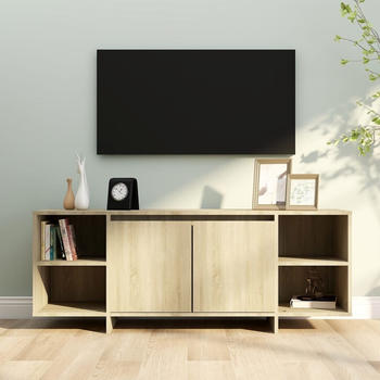 vidaXL TV-Schrank Sonoma-Eiche 130x35x50 cm (809587)