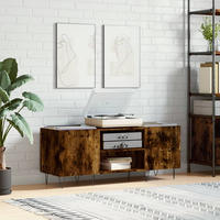 vidaXL Plattenschrank R&auml;uchereiche 121x38x48 cm Holzwerkstoff