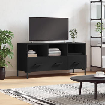vidaXL TV-Schrank Schwarz 102x36x50 cm (829037)
