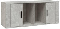 Vidaxl - Tv-schrank Betongrau 100x35x40 Cm Holzwerkstoff
