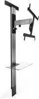 ERARD 048460, Erard EXOSTAND 600 TV Wandhalterung bis 85 Zoll mit Glasablage, Rigips