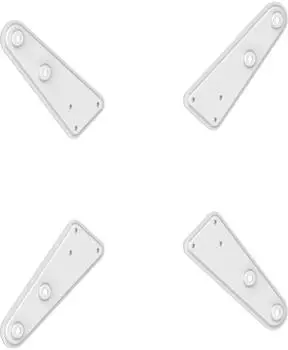 PureMounts Universal wall mount adapter plate White