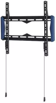 B-Tech Fixed wall mount TV 65" Fixed 400 Flat Black Blue