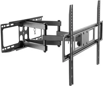 PureMounts Tilting and swivelling wall mount for TV 32–70" Black