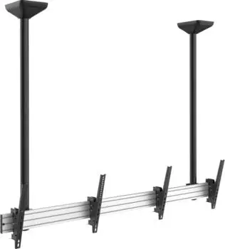 Equip TV stand for screen 55" 650373 Black Silver