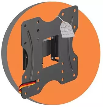 PureMounts Tilting and swivelling wall mount for TV 23&ndash;42" Black