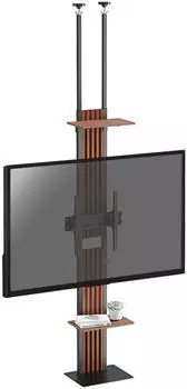 Kimex Floor-to-ceiling mount for screen 32–65" Adjustable Black
