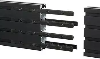 B-Tech Montageschiene für Signaldisplay, schwarz, Wand (BT8390-EXT/B)