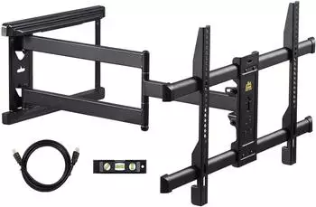 LuxusKollektion TV-Wandhalterung schwenkbar neigbar 37-75 Zoll, 765mm Arm, 45kg, VESA 600x400mm